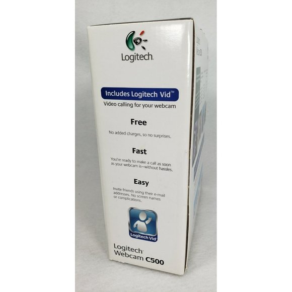 Logitech Webcam C500 NEW SEALED 1.3MP Web Cam - 5MP photos Glass Lens RIghtLight - Picture 6 of 6
